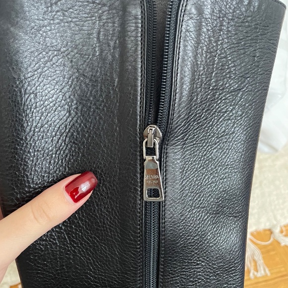 VINTAGE PRADA LEATHER HEELED BOOTS - 36 - Picture 4 of 4